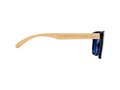 Tan sunglasses with bamboo temples 1