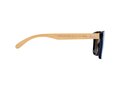 Tan sunglasses with bamboo temples 5
