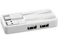 USB hub with dual cables 8