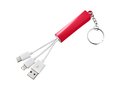 Route 3-in-1 Charging Cable with Key-ring 2