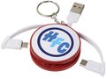 Wrap Around 3-in-1 Charging Cable with Keyring 12