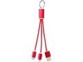 Metal 3-in-1 Charging Cable with Key-ring 18