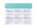 Chart mouse pad with calendar 13