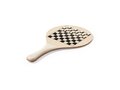 Beach rackets with chess, checkers and parcheesi board 2