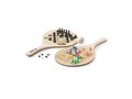 Beach rackets with chess, checkers and parcheesi board 5