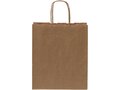 Kraft 80 g/m2 paper bag with twisted handles - small 9