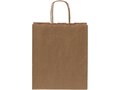 Kraft 80 g/m2 paper bag with twisted handles - small 8