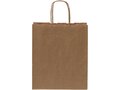 Kraft 80 g/m2 paper bag with twisted handles - small 8