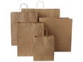 Kraft 80 g/m2 paper bag with twisted handles - small 12
