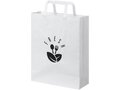 Kraft 80-90 g/m2 paper bag with flat handles - medium