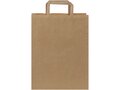 Kraft 80-90 g/m2 paper bag with flat handles - medium 9