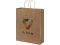 Kraft 80-90 g/m2 paper bag with twisted handles - large 6