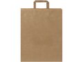 Kraft 80-90 g/m2 paper bag with flat handles - large 7