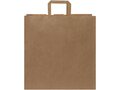 Kraft 80-90 g/m2 paper bag with flat handles - X large 7