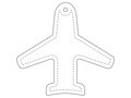 RFX™ plane reflective PVC hanger 3