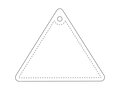 RFX™ triangle reflective PVC hanger 5