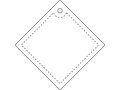 RFX™ diamond reflective PVC hanger large 2