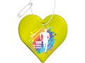 RFX™ H-16 heart-shaped lightweight reflective PVC hanger 5
