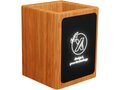 SCX.design O12 wooden light-up logo pencil holder with dual USB output 6