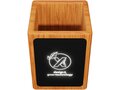 SCX.design O12 wooden light-up logo pencil holder with dual USB output 7