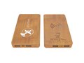 SCX.design P38 5000 mAh wooden wireless charging powerbank with light-up logo 4