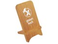 SCX.design W26 10W wooden wireless charging phone stand with light-up logo