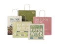 Agricultural waste paper bag with twisted handles - small 4
