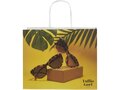 Kraft paper bag with twisted handles - large 1
