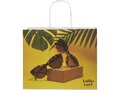 Kraft paper bag with twisted handles - large 1
