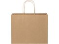 Kraft paper bag with twisted handles - large 10