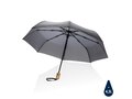 21" Impact AWARE™ RPET 190T bamboo auto open-close umbrella 1