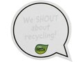 Sticky-Mate® speech bubble-shaped recycled sticky notes 4