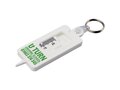 Kym recycled tyre tread check keychain 1