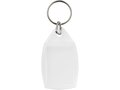 Rhombus keychain with plastic clip 2