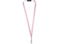 Oro ribbon lanyard with break-away closure 16