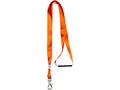 Oro ribbon lanyard with break-away closure 23