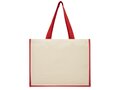 Varai 340 g/m² canvas and jute shopping tote bag 11