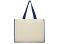 Varai 340 g/m² canvas and jute shopping tote bag 17
