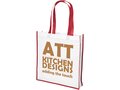 Large Contrast non-woven shopping tote bag 8