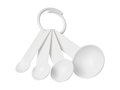 Ness plastic measuring spoon set with 4 sizes