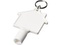 Maximilian house-shaped meterbox key with keychain