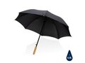 23" Impact AWARE™ RPET auto open bamboo umbrella 23