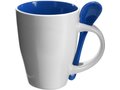 Ceramic mug with spoon - 300 ml