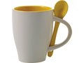 Ceramic mug with spoon - 300 ml 5