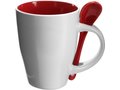 Ceramic mug with spoon - 300 ml 6