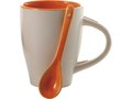 Ceramic mug with spoon - 300 ml 1