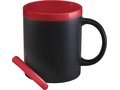 Stoneware mug with chalks - 300 ml 1