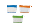 Toiletry bag transparant with coloured band 4