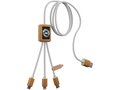 SCX.design C39 3-in-1 rPET light-up logo charging cable with squared bamboo casing 2