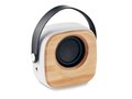 Speaker 3W with bamboo front